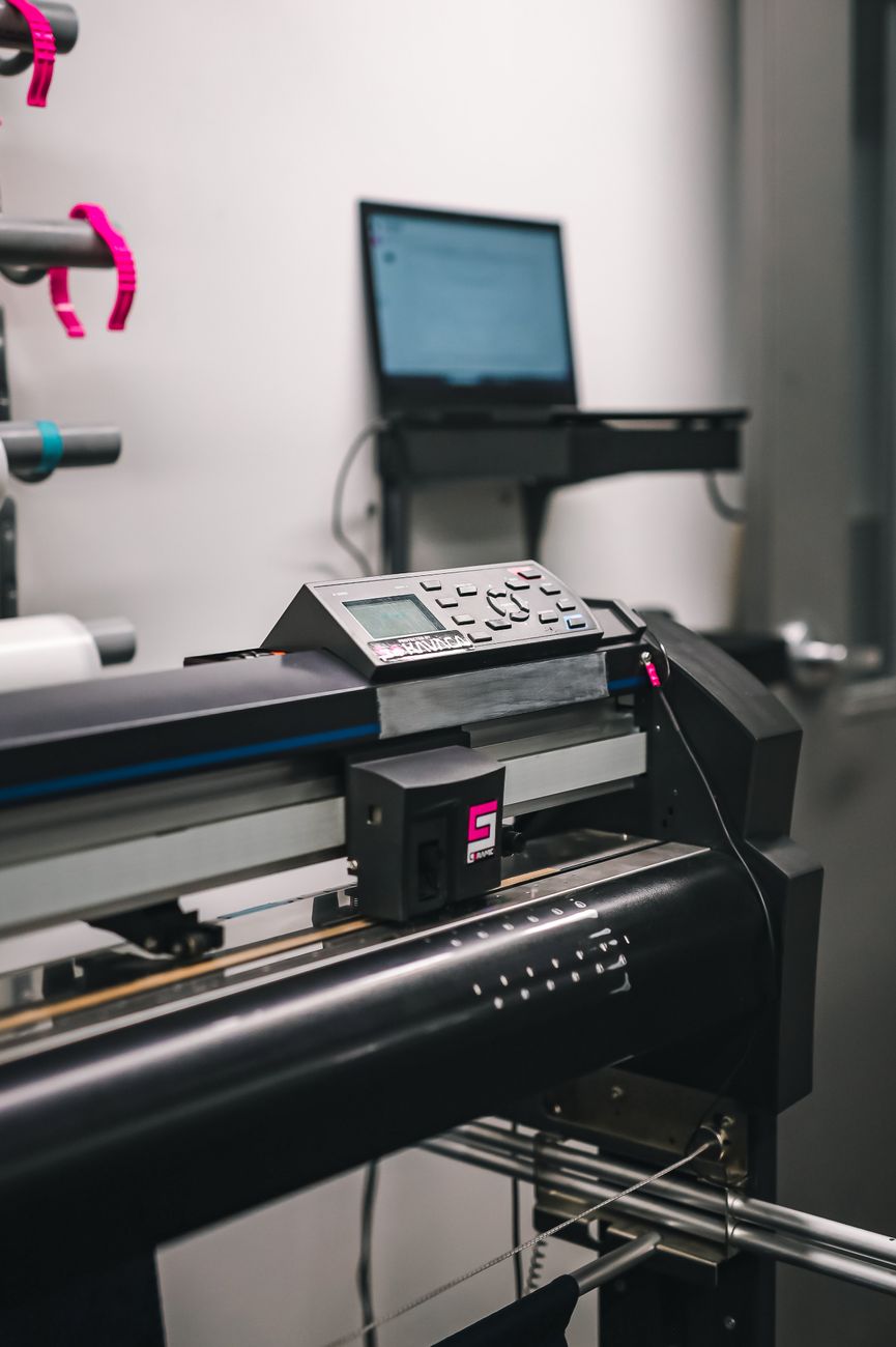professional printer in print studio