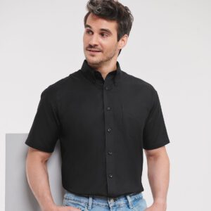 Short sleeve easycare Oxford shirt