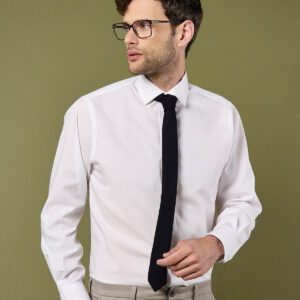 Tailored business shirt long-sleeved (tailored fit)