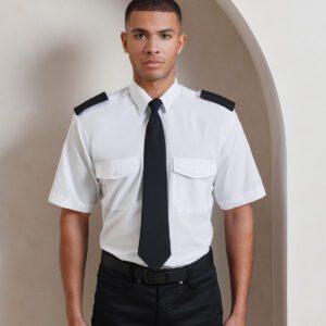 Short sleeve pilot shirt