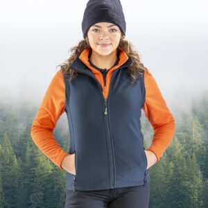 Women's printable softshell bodywarmer