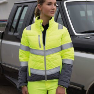 Women's soft padded safety jacket